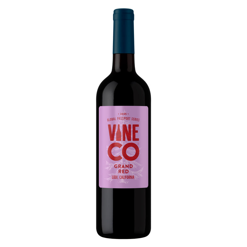 Passport, Grand Red, Cabernet Sauvignon, Syrah and Merlot with SKINS